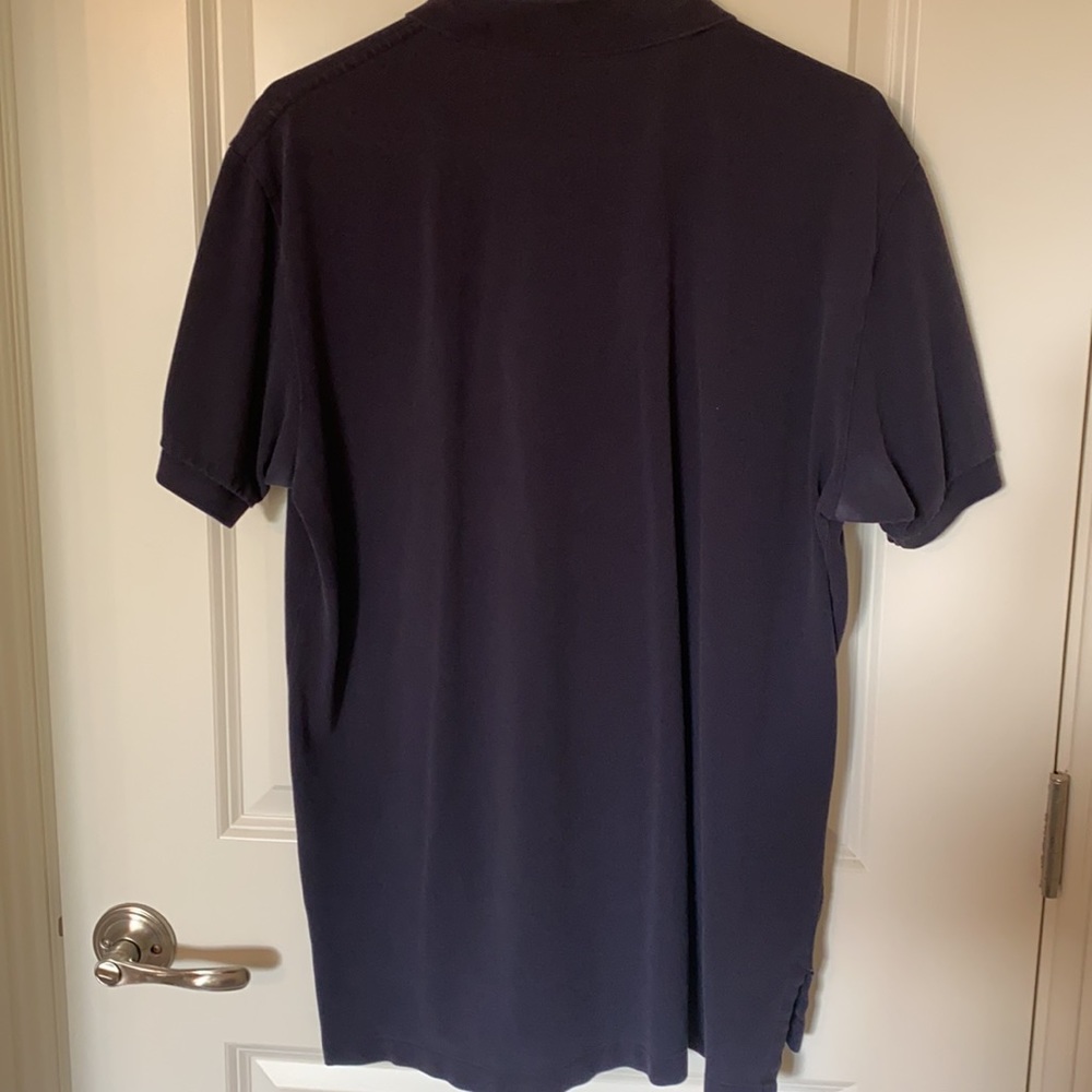 Men’s Ralph Lauren navy blue polo size L - Picture 4 of 5